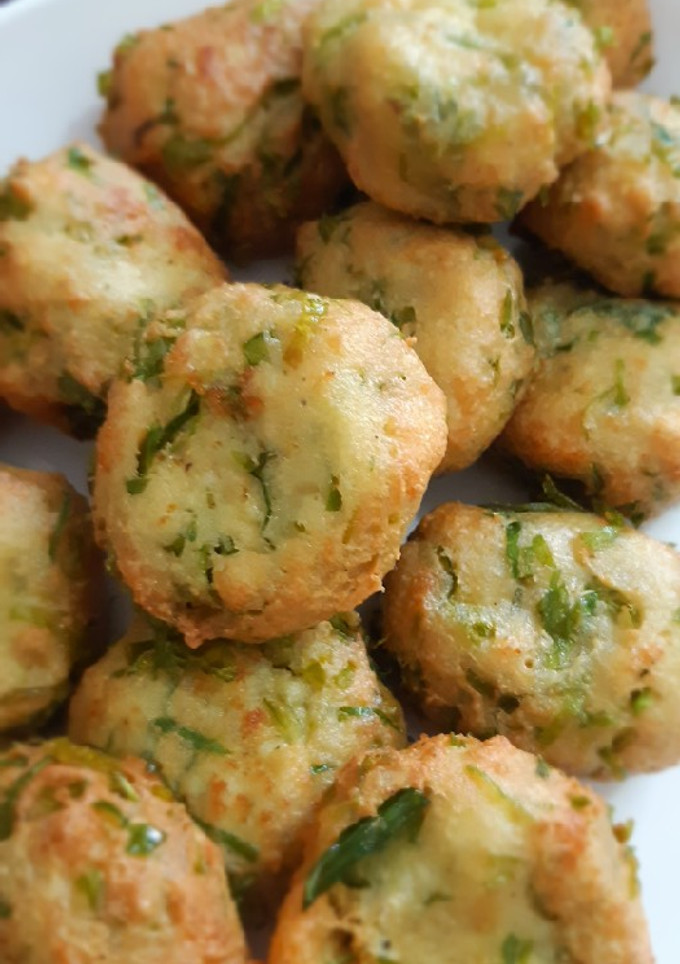 Foto resep Bakwan Tahu Daun Melinjo