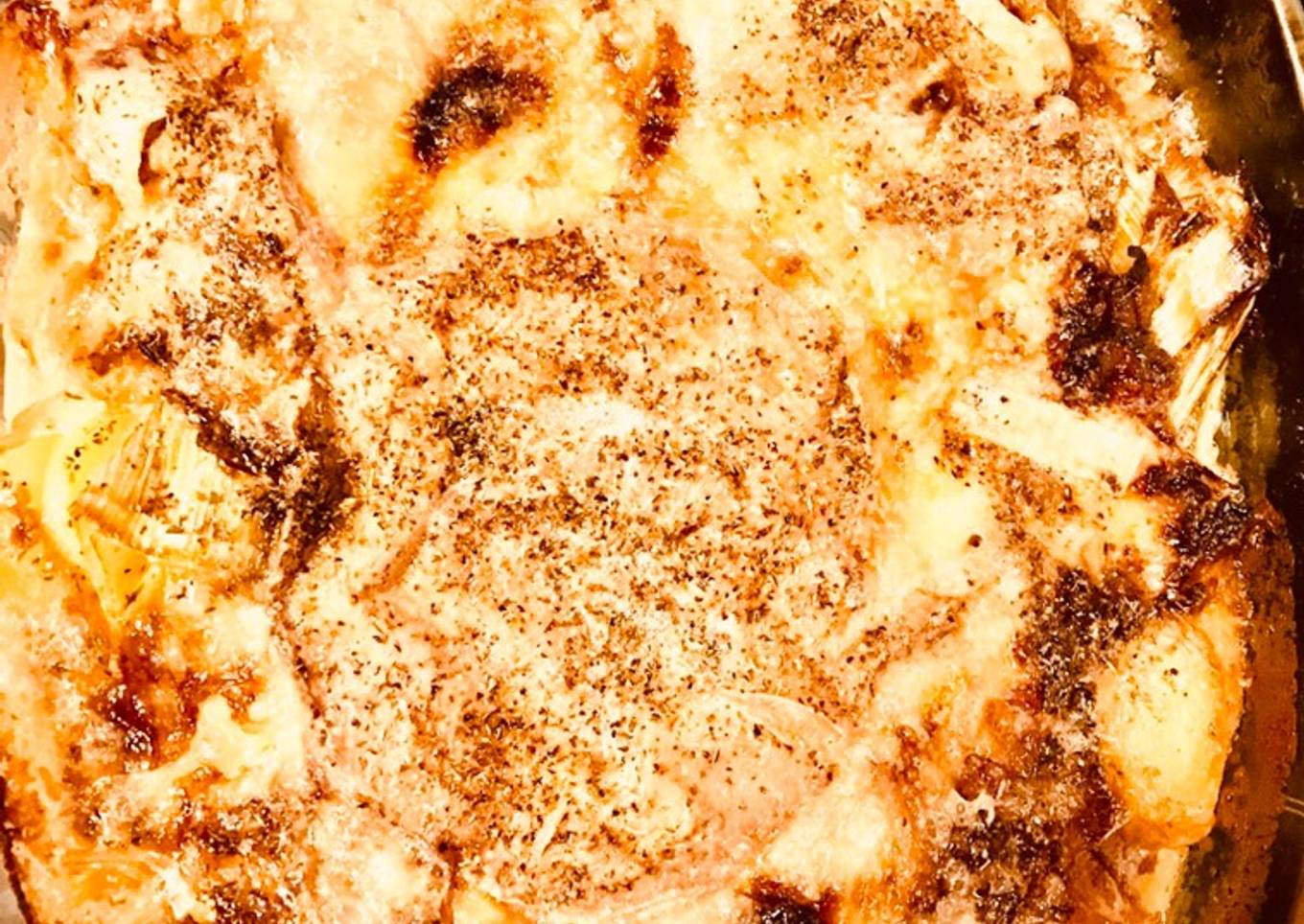 Gratin de poireaux au Vacherin