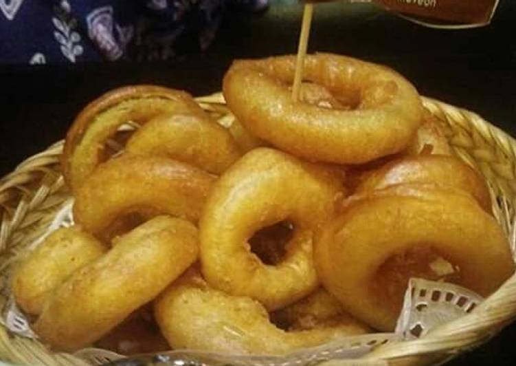 Onion Ring kaya donat mini