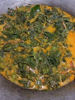 Foto resep Gulai daun singkong teri