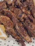 Lagartos de Porco Preto grelhados