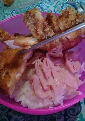 Una foto de Katsudon súper fácil y rico!
