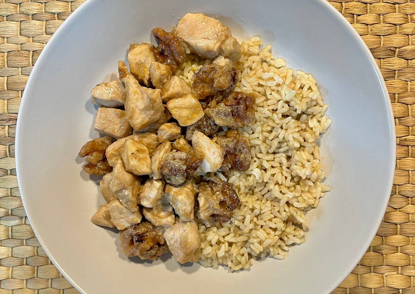 🍗 Pollo con nueces y arroz 🍚
