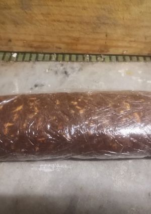 Una foto de Salchichón de chocolate express