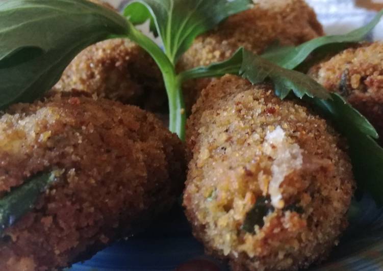 Zucchine a polpette croccante