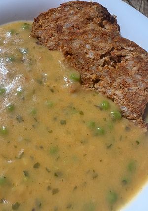 Borsófőzelék fasírttal recept fotója