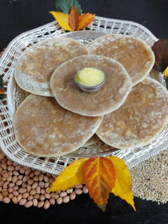 A picture of Shenga Holige/Peanut Sweet Pancake/Peanut Poli/Ground Nut Sweet Paratha.