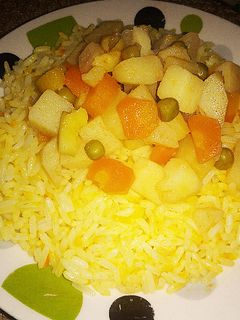 صورة لوصفة ارز بالخضار