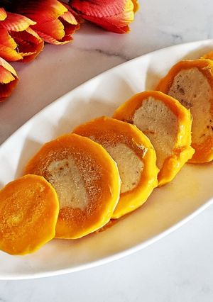 স্টাফড আম কুলফি (stuffed mango kulfi recipe in Bengali) রেসিপির প্রধান ছবি