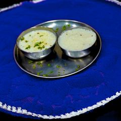 A picture of Barnyard Millet Or Sama Chaval And Curd kadhi -Vrat Or Fasting Lunch.
