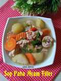 Sop Paha Ayam Fillet