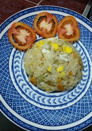 Foto resep Nasi Singapore ala perantauan g ada ide masak 😂😎