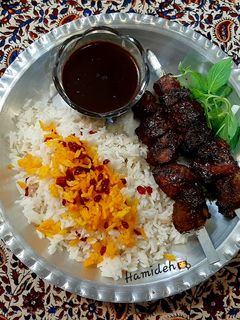 عکسی از دستور جوجه ترش تابه ای (جوجه فسنجونی) 😋