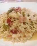 Risotto con Asparagi Selvatici, Pancetta e Crema di Parmigiano