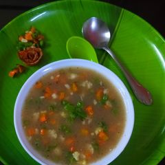 A picture of Ragi Soup.