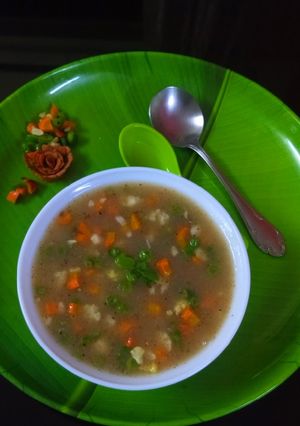 A picture of Ragi Soup.