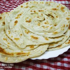 A picture of Malabar Paratha Kerala Style.