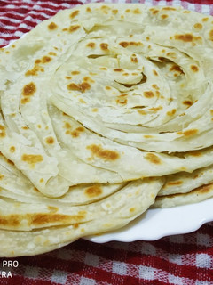 A picture of Malabar Paratha Kerala Style.
