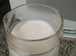 Una foto de Leche de soja fácil