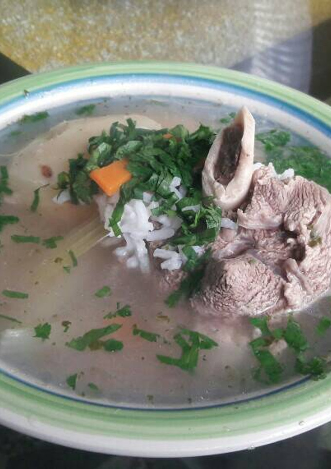Una foto de Caldo de carnero
