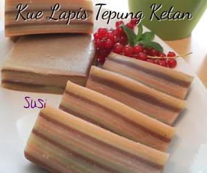 Resep Baru Kue lapis kenyal tepung beras ketan Enak Sempurna Resep Baru Kue lapis kenyal tepung beras ketan Enak Sempurna