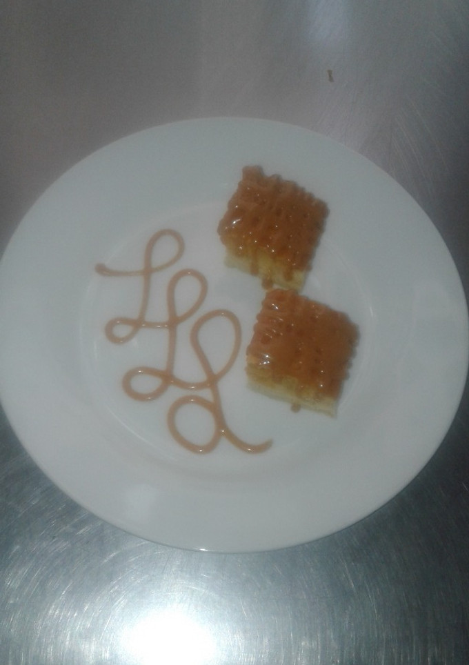Una foto de Torta marmolada de manjar