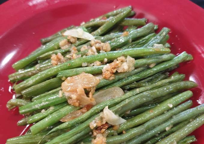 Resep Tumis Baby Buncis Bawang putih, Sempurna