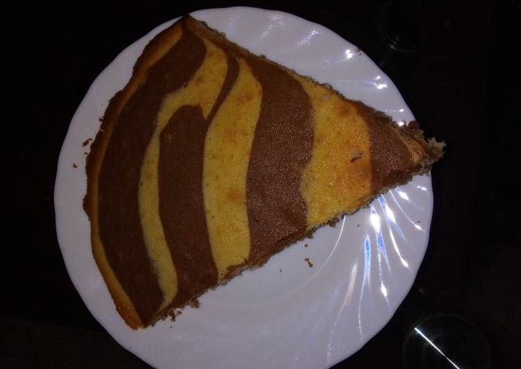 Recipe: Delicious Zebra cake#4 week challenge