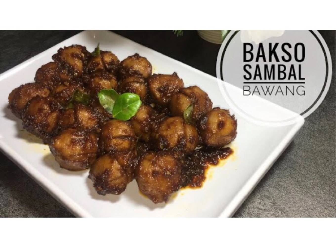 Bakso Sambal Bawang Daun Jeruk