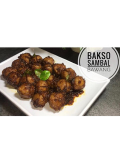 Foto resep Bakso Sambal Bawang Daun Jeruk