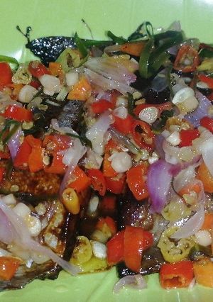 Foto resep Bawal bakar sambal matah
