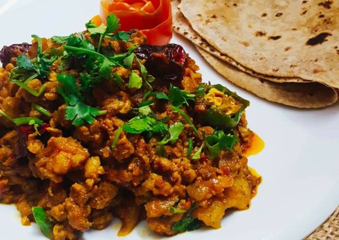 Food street SpicyTawa qeema Recipe