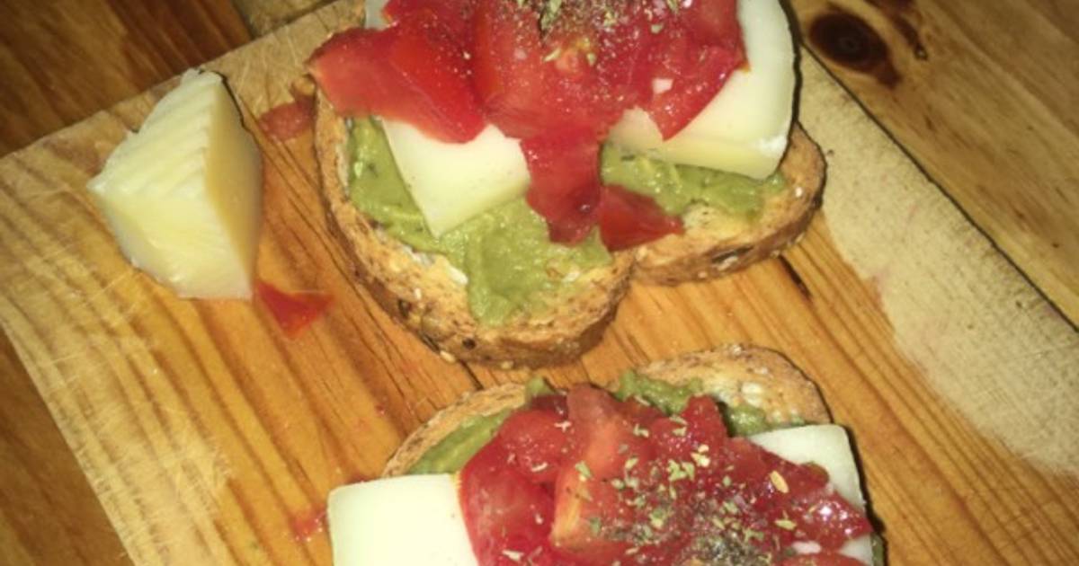 Tostada de guacamole 48 recetas caseras Cookpad