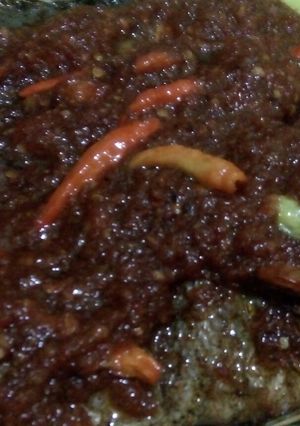 Foto resep Ikan goreng siram bumbu pedas"