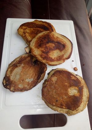 Una foto de Pancakes de banana