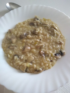 Una foto de Risotto de champiñones