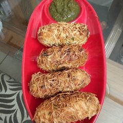 A picture of Vermicelli potato cutlet.