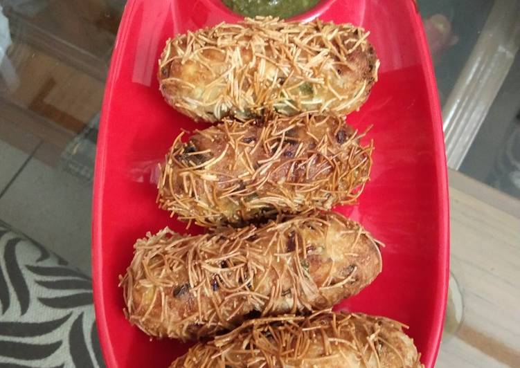 Vermicelli potato cutlet