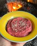 Mousse de remolacha y palta