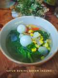 Sayur Bening Bayam Jagung
