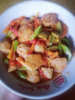 Foto resep Bakso Sayur Pedas Asam Manis
