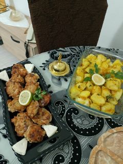 صورة لوصفة بطاطا كوشا مع قريصات 🐓 🐔🐔🐔🐓🐓🐓