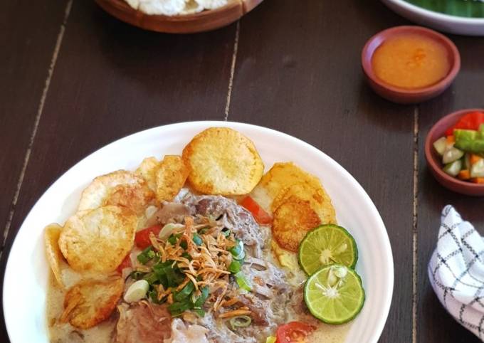 Soto Betawi Daging Kambing Kuah Susu