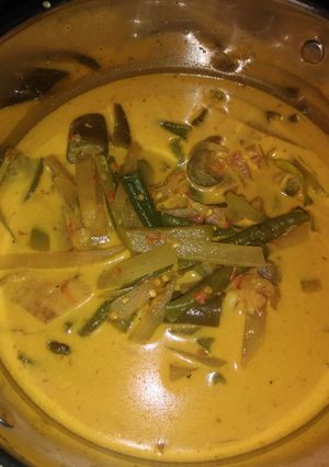 Foto resep Lodeh sayur labu,kacang&terong