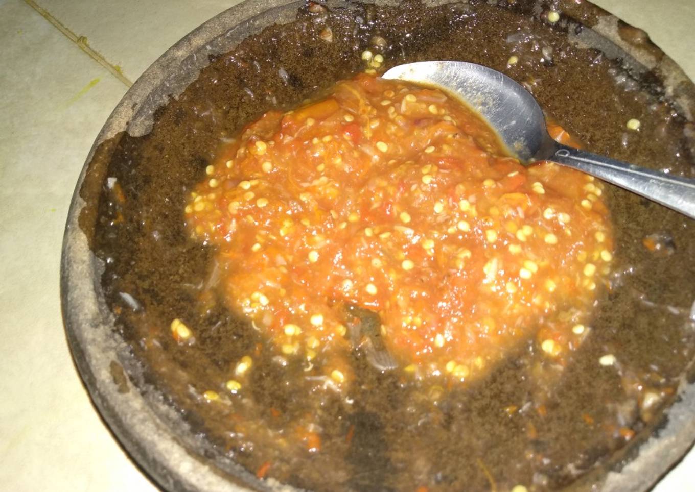 Sambal enak tanpa minyak (cocok untuk diet minyak)