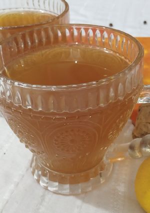 A picture of Ginger Lemon Tea.