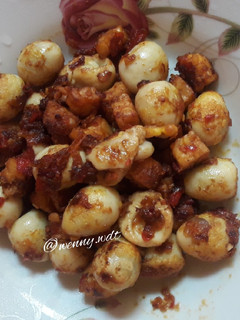 Foto resep Telur puyuh pedas manis