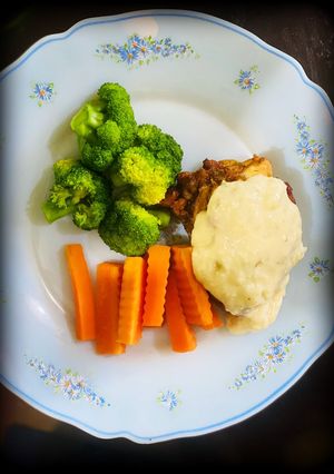 Foto resep Grilled chicken with creamy sauce