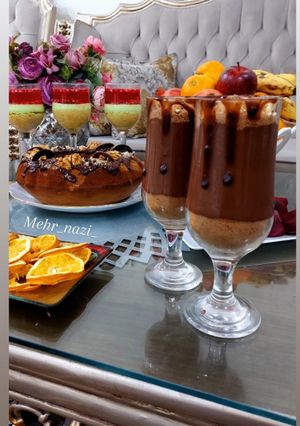 عکسی از دستور پودینگ یا دسرشکلاتی 🍫🍫