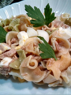 Una foto de Ensalada de Pasta de Flores